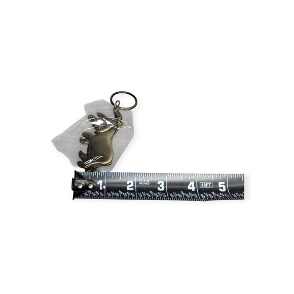 Disney Monogram International Eeyore Brass Metal Keychain Unused - Picture 8 of 9